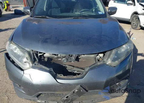 2015 Nissan Rogue Sv из США, поврежденный, VIN KNMAT2MT3FP559957